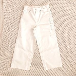 Cropped Wide Leg Jeans